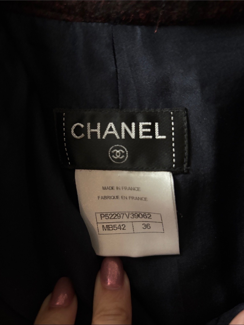 Chanel Plaid Wide Leg Pants Alpaca Silk Lined FR 36 - Picture 7 of 8